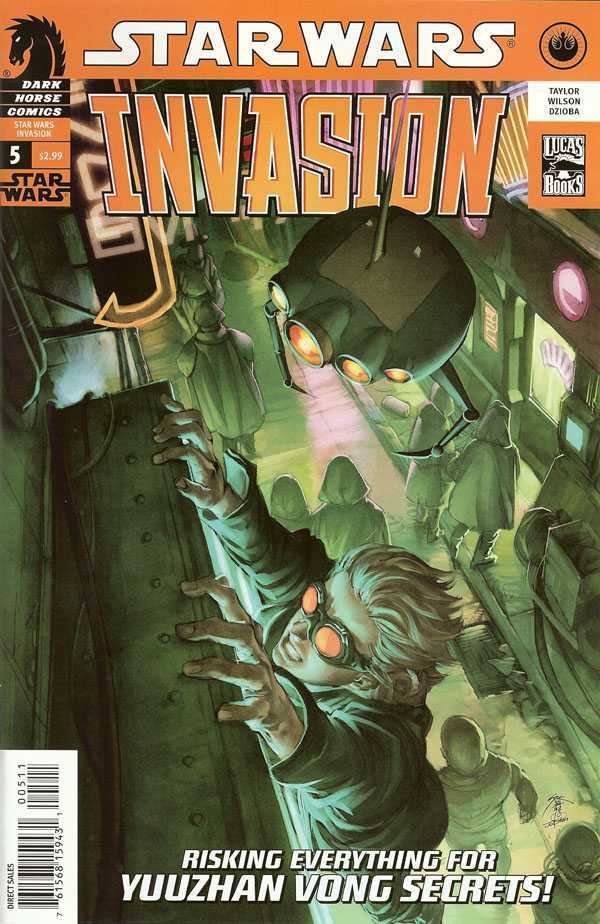 Star Wars Invasion #5 VF/NM 2009 Dark Horse fumetto Disney + Madalorian MCU Marvel
