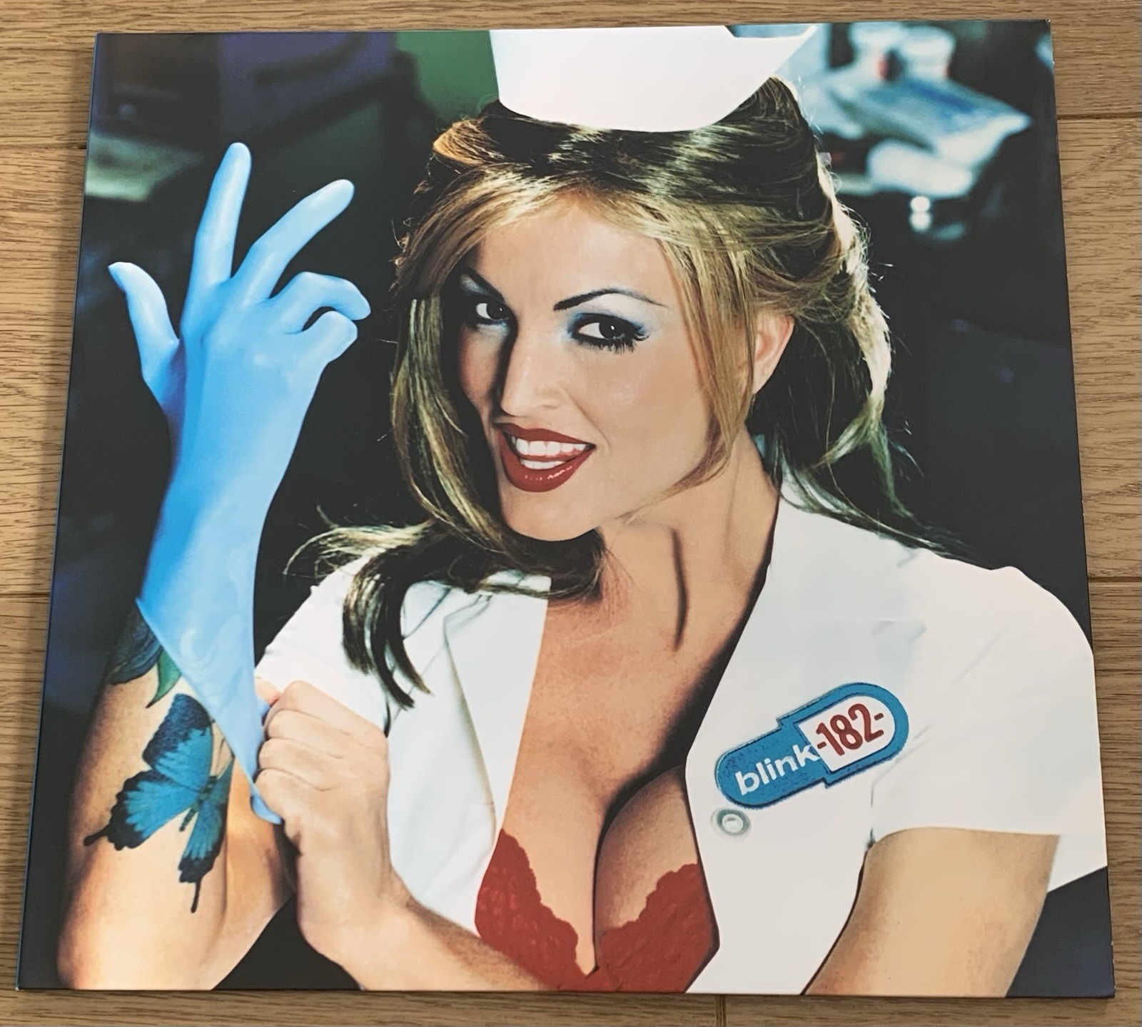 BLINK 182 - ENEMA OF THE STATE lp - GREEN /GOLD WAX - GATEFOLD SLEEVE 2010  MINT