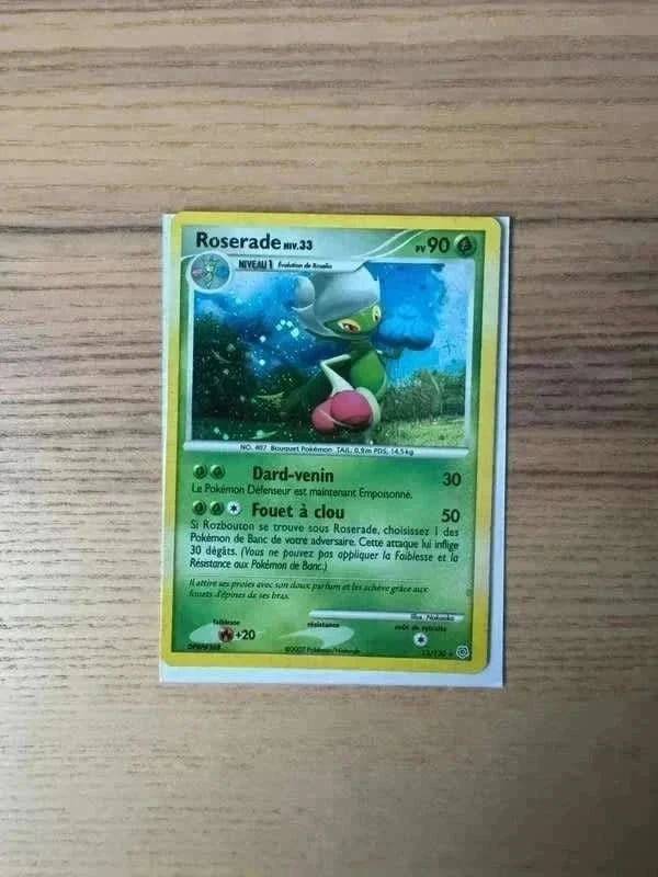 Roserade 13/130 diamant et perle