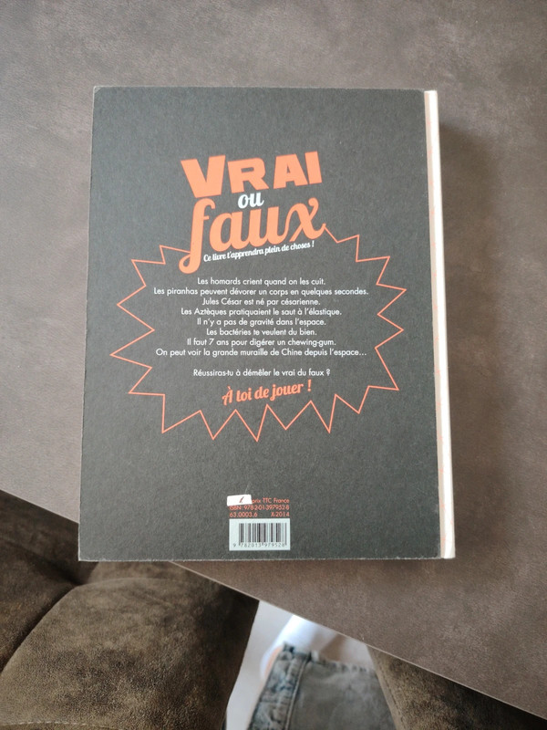 Livre vrai ou faux