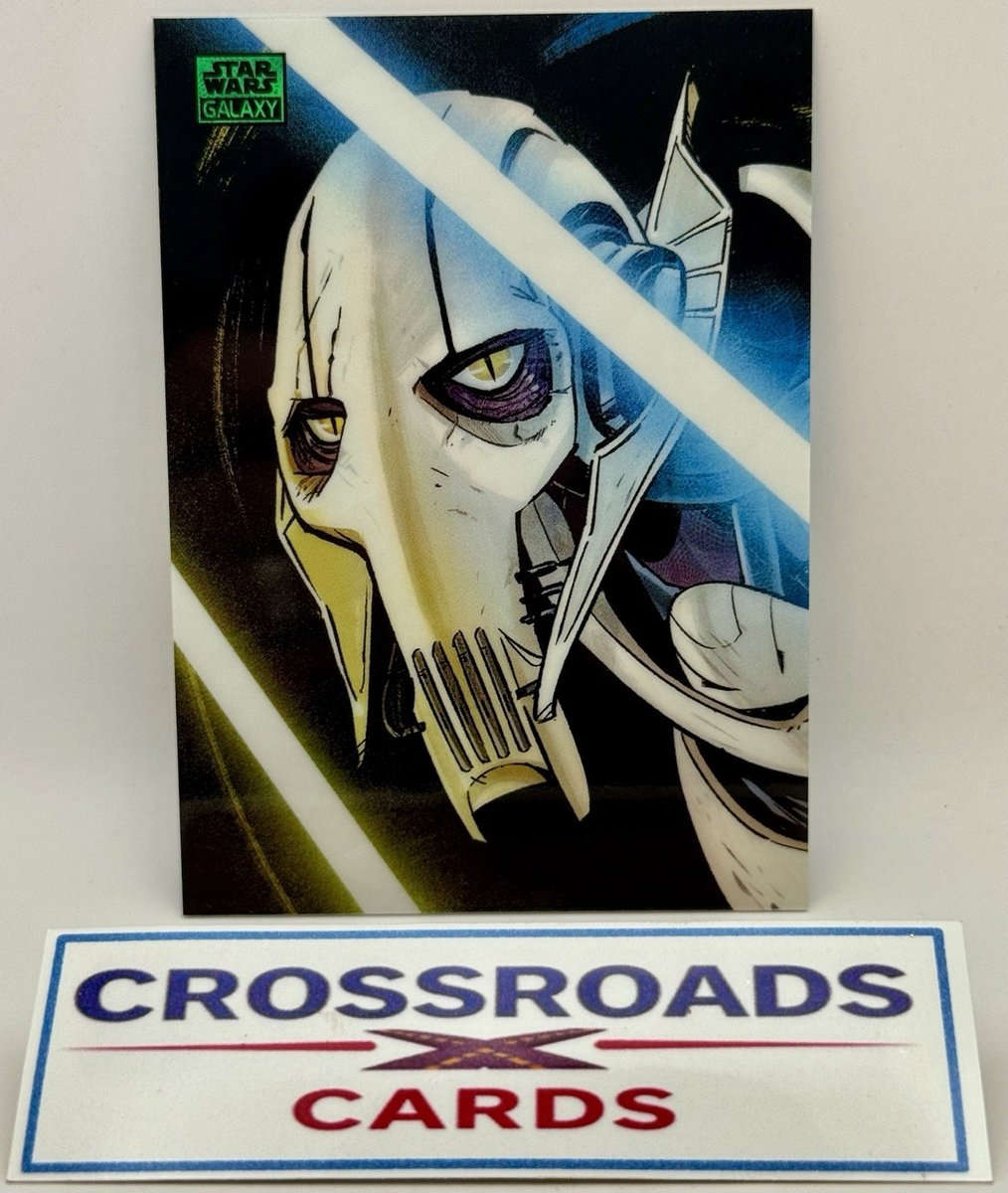 2026 Topps Chrome Star Wars Galaxy #4 General Grievous caleidocopio verde /199