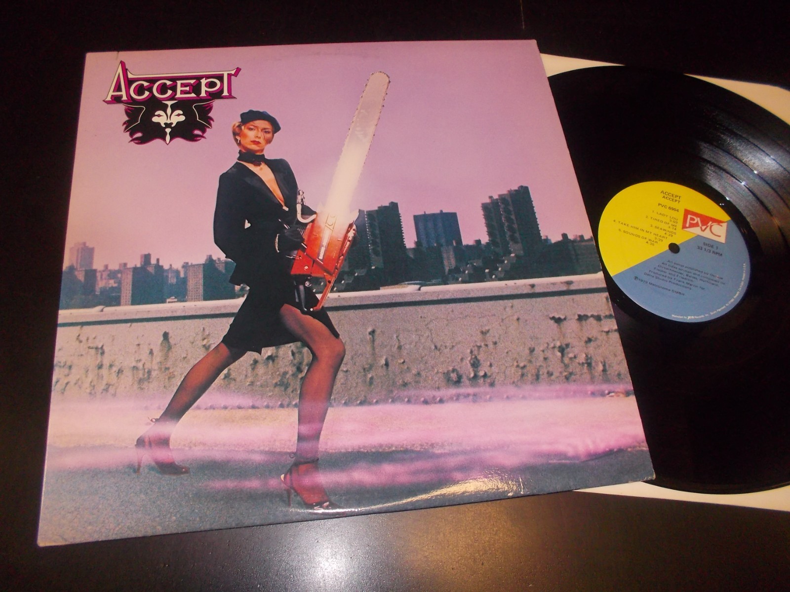 Accept ‎"Accept" LP  PVC Records ‎– PVC 6904 Usa