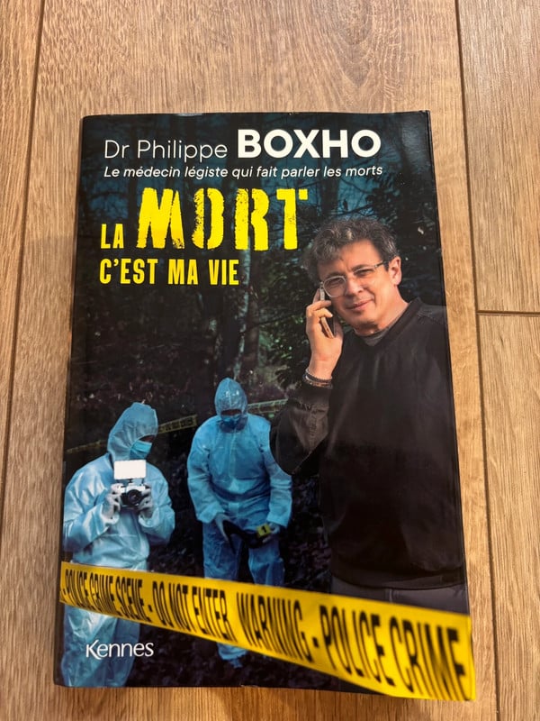 Livre Philippe Boxho - La mort c'est ma vie