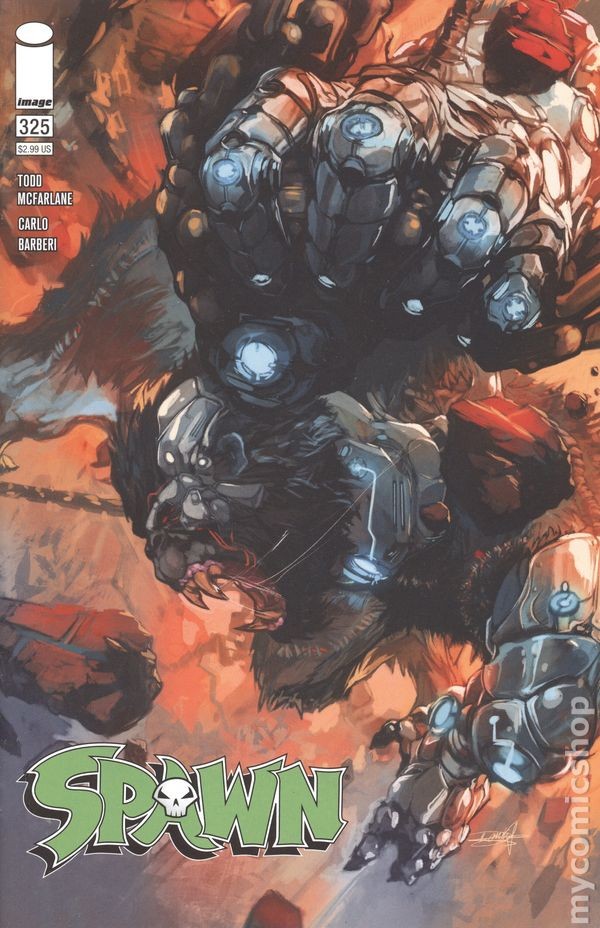 Spawn #325B Barberi Variant NM 2021 Stock Image