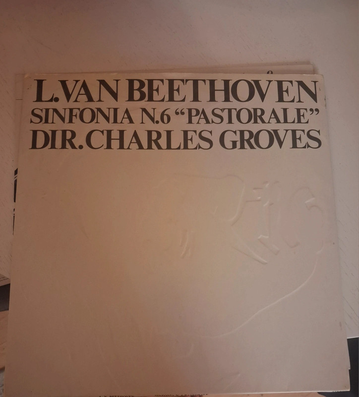 Vinile Betoven sinfonia N.6 " pastorelle " direttore Charles  Goves.