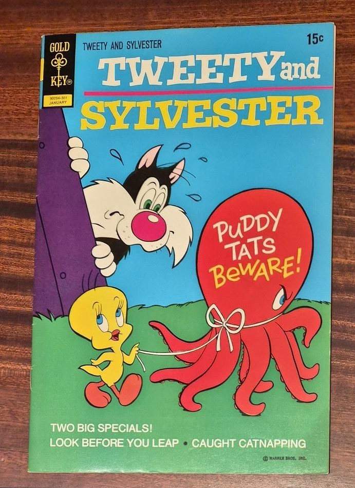Tweety and Sylvester #28 - Gold Key - Gennaio 1973 - COPIA FILE ALTA QUALITÀ