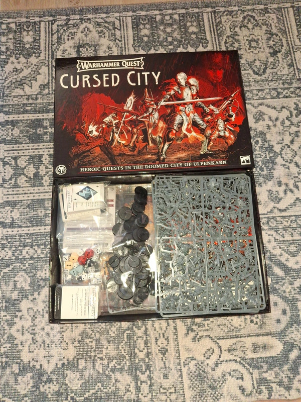 Warhammer Quest - Cursed City oop - English, complete