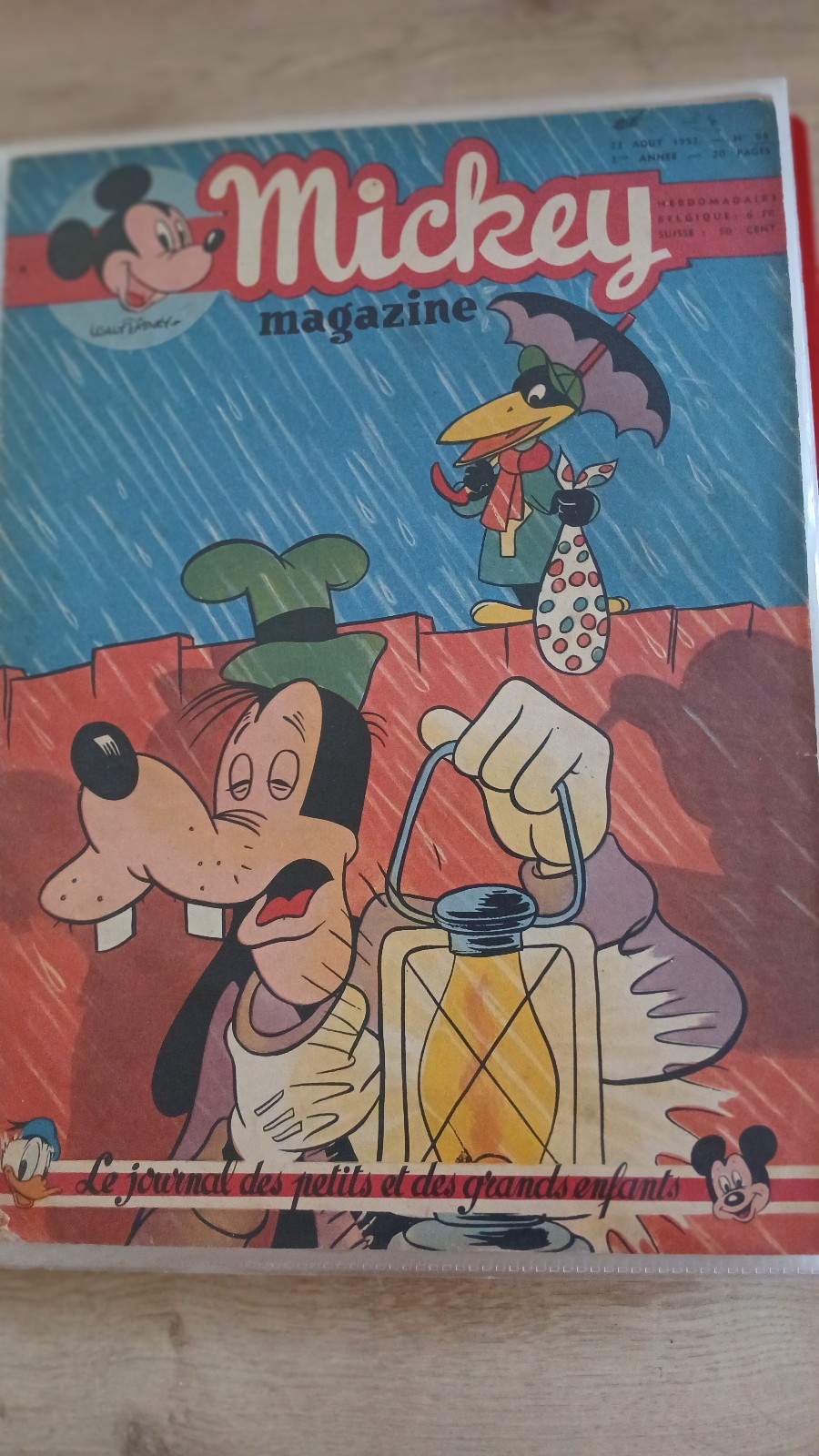 Mickey magazine n°98. Édition Belge.