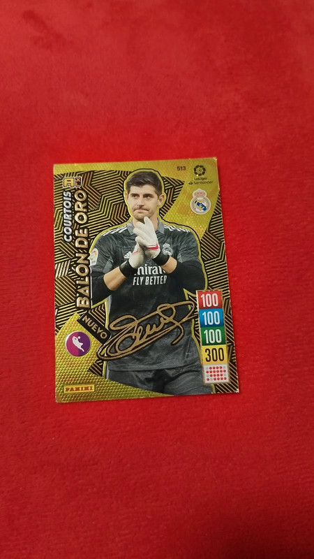 Carta Balón de Oro Thibaut Courtois (Real Madrid) - LaLiga Adrenalyn XL
