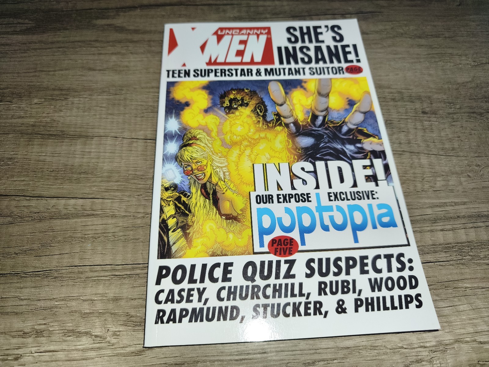 1st Print Uncanny X-Men Poptopia TPB Graphic Novel Casey Churchill Wood 
