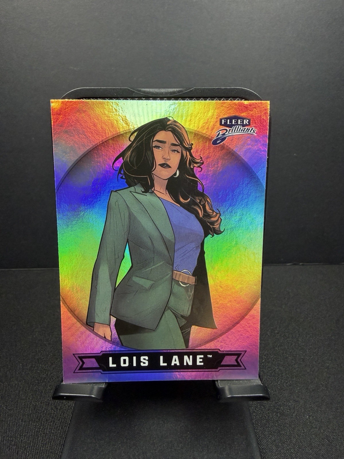 2025 Fleer Brilliants Superman: Lois Lane #2 Rainbow Foil Parallel