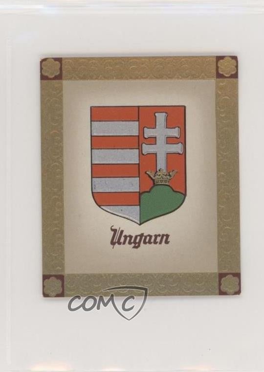 1936 Stemma e Bandiere di Stato (Sotto lo Stendardo Olimpico) Tobacco Hungary z6d