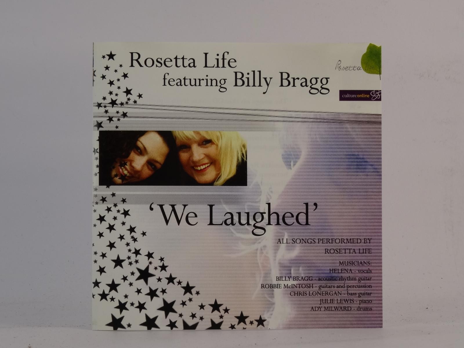 ROSETTA LIFE FT BILLY BRAGG WE LAUGHED' (H2) 3 Track CD Single including Picture