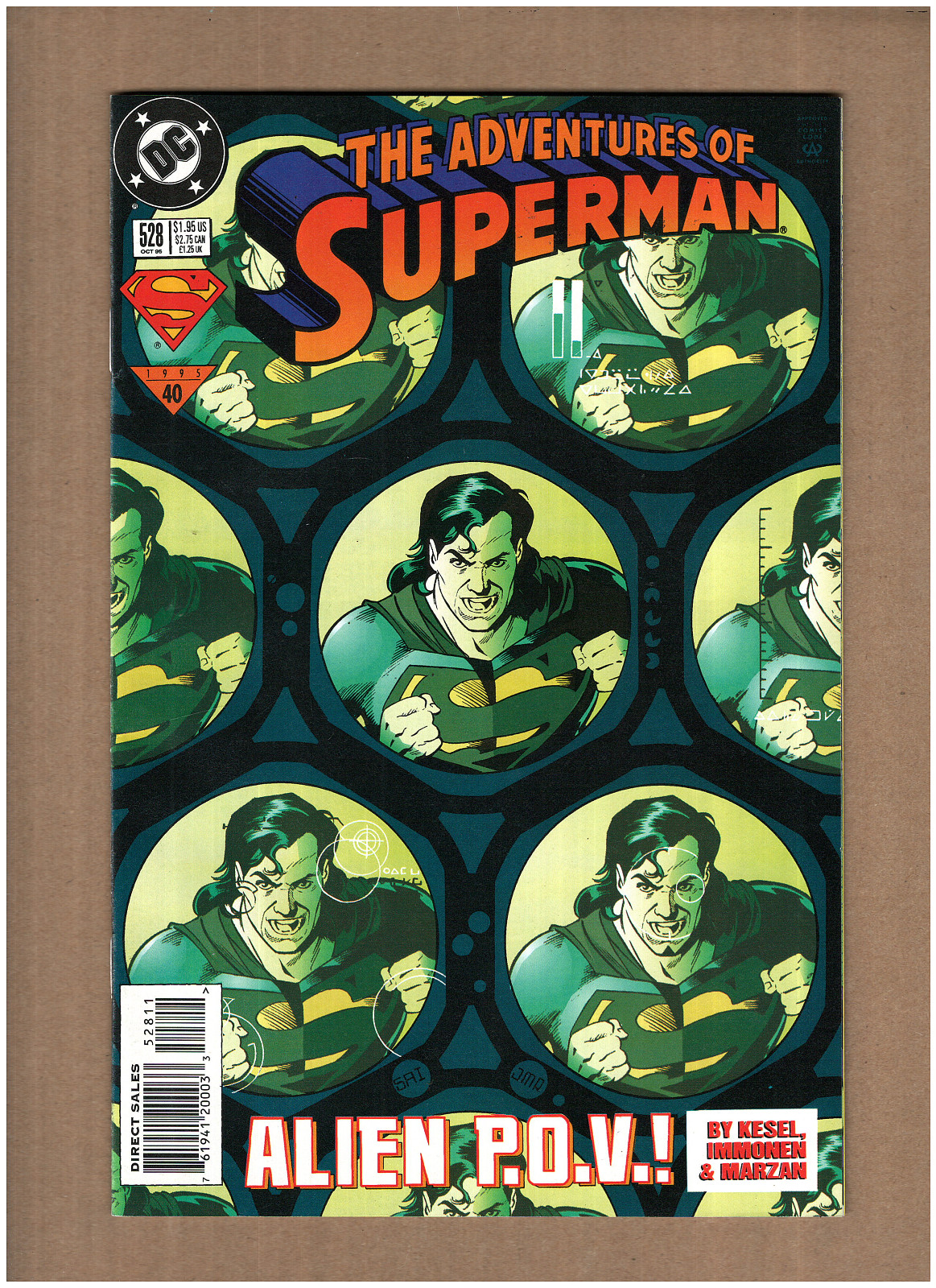 Adventrues of Superman #528 DC Comics Immonen & Kesel quasi nuovo - 9,2