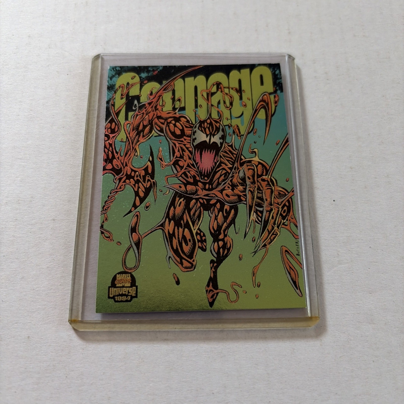 Inserto Carnage Power Blast Edizione Limitata #1/9 Fleer 1994 Marvel Universe 