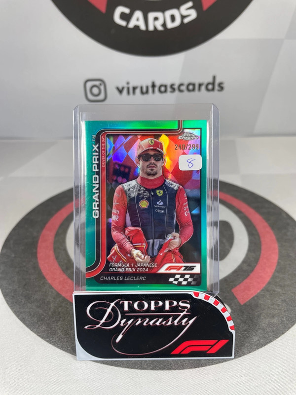 Topps chrome f1 2025 ferrari leclerc /299