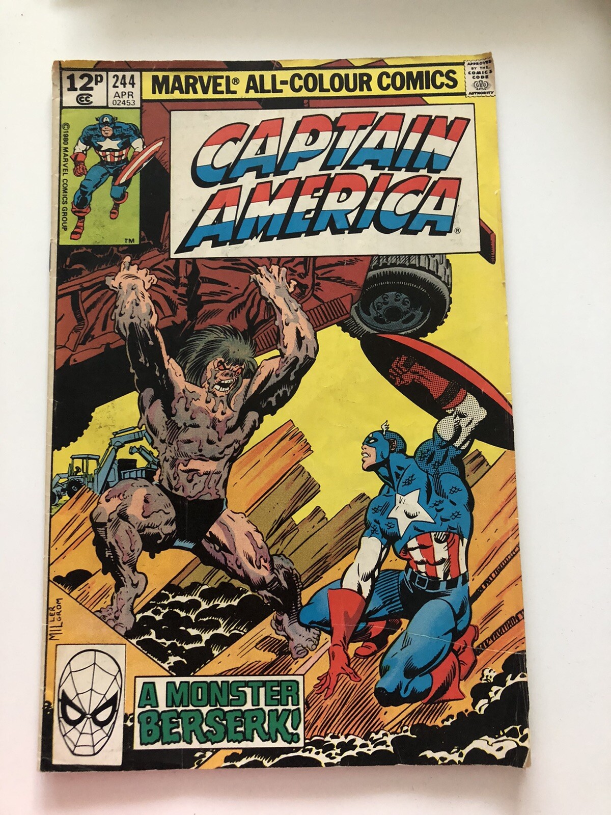 Captain America #244 (1980) Marvel bronze age comics