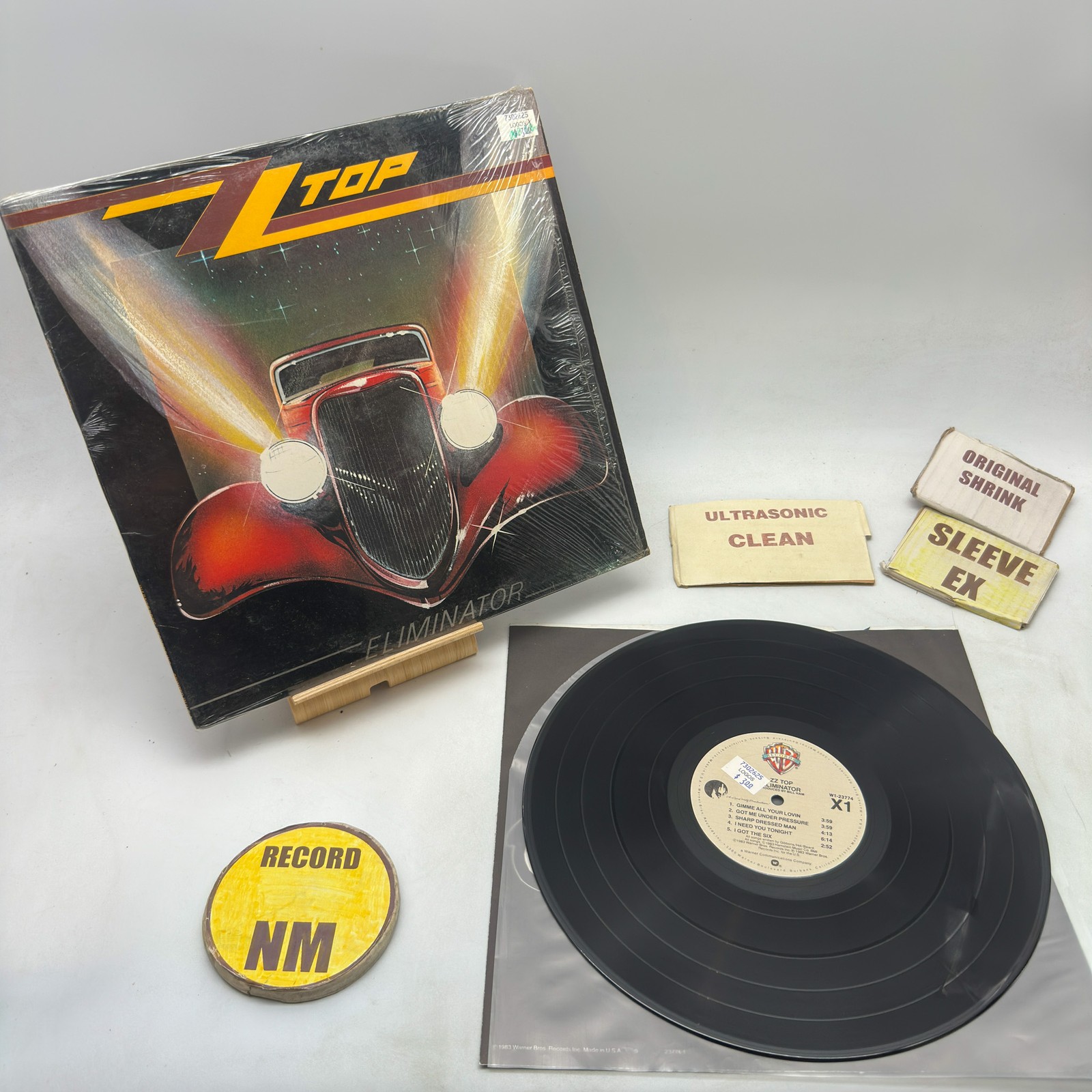 ZZ Top - Eliminator NM/EX 1983 Columbia Pitman Ultrasonic Clean Press Vinyl