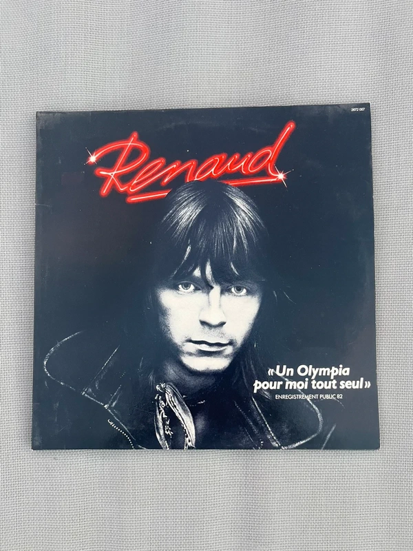Double Vinyle 33T Renaud Un Olympia pour moi tout seul 1982 VG+