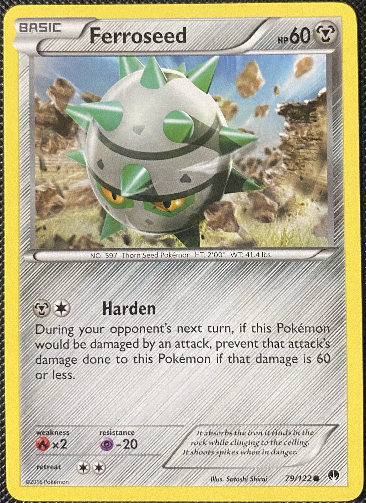 Ferroseed 79/122 Breakpoint Regular LP Pokémon