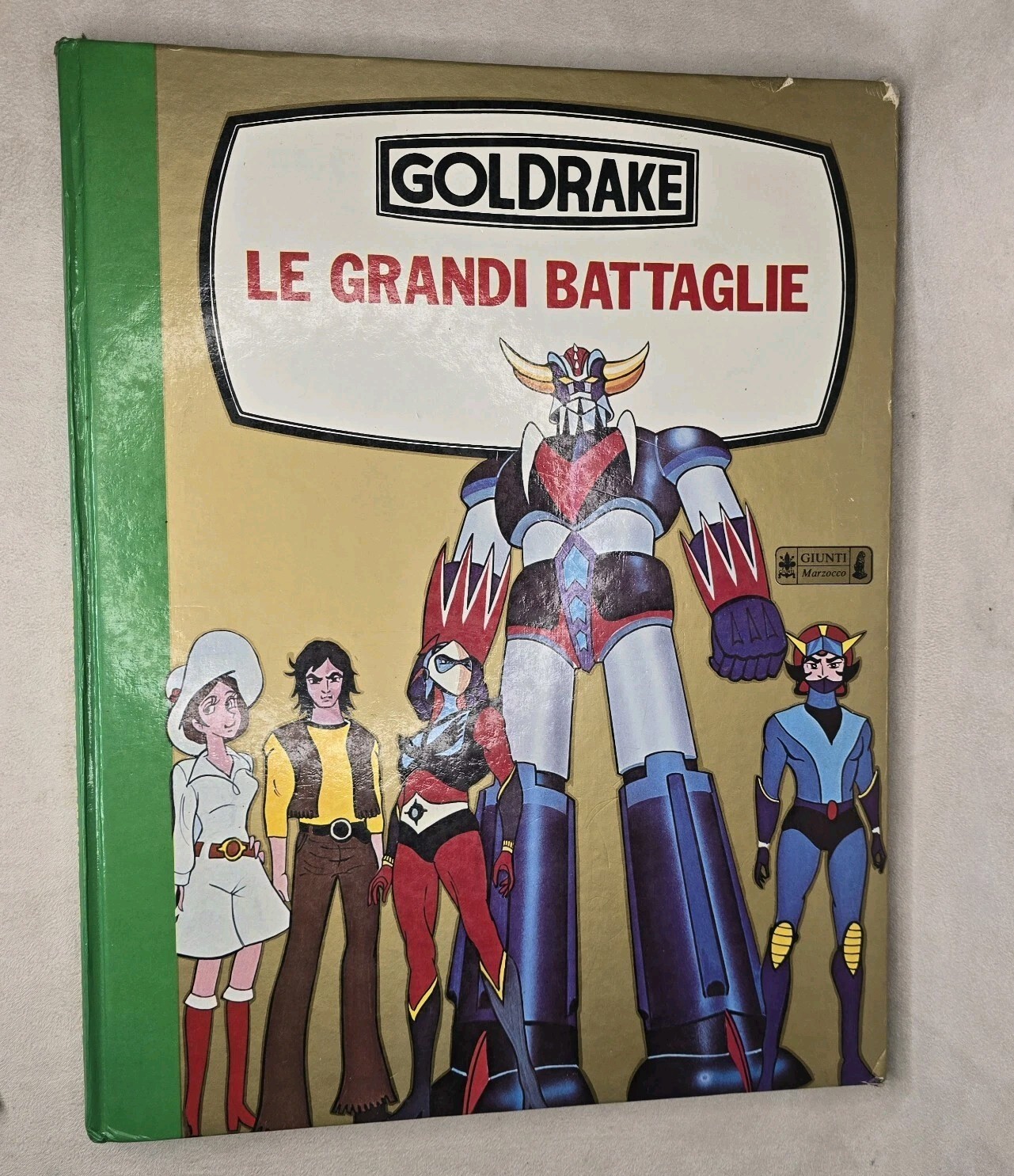 Livre Vintage GOLDRAKE Le Grandi Battaglie 1978 Giunti Marzocco GOLDORAK Robot