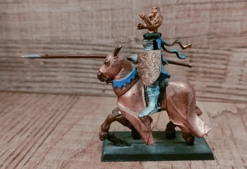 Games Workshop miniature "Bretonnia Knight" painted! Occasion!