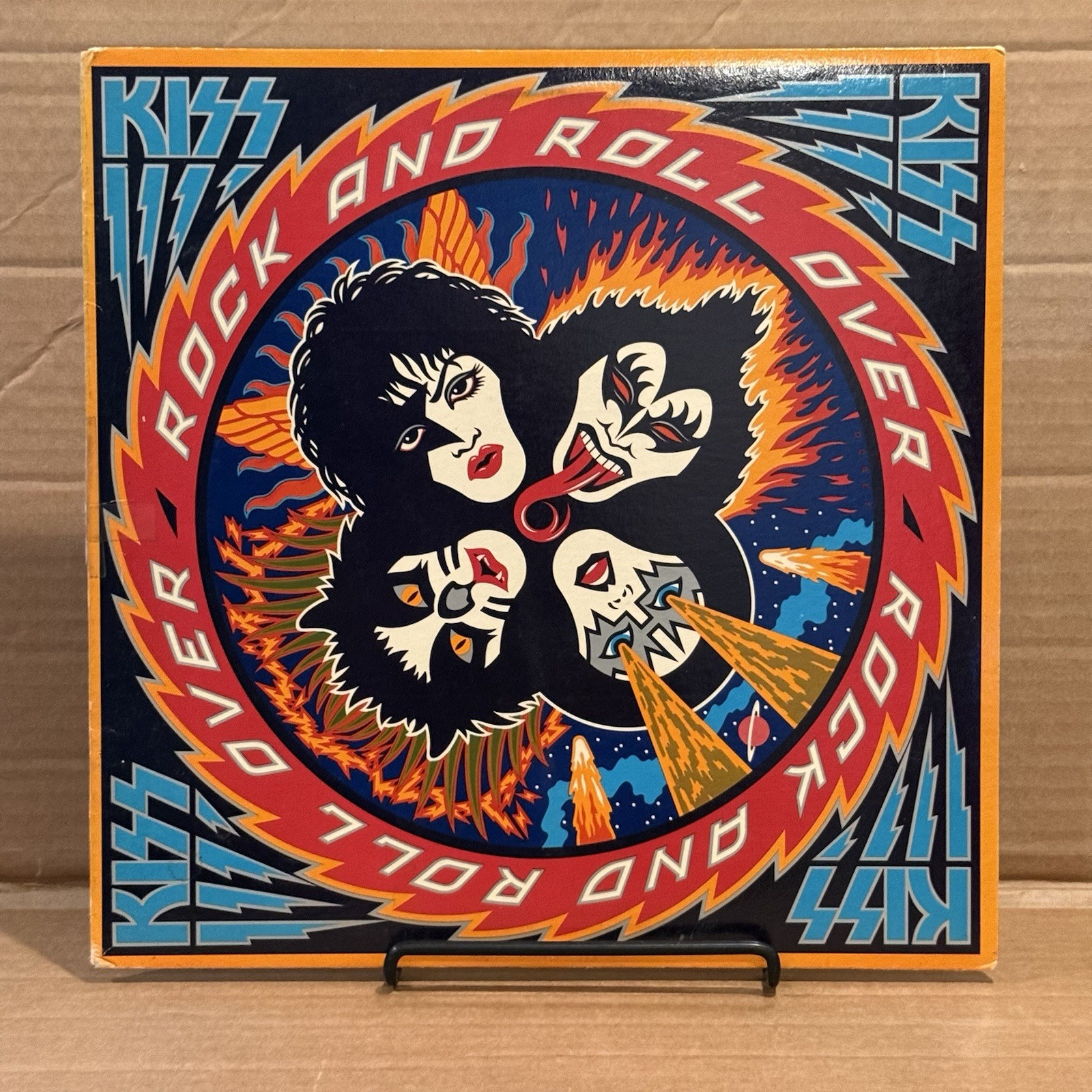 Kiss - Rock And Roll Over - 1976 Casablanca NBLP 7037 Hard Rock Vinyl LP Record