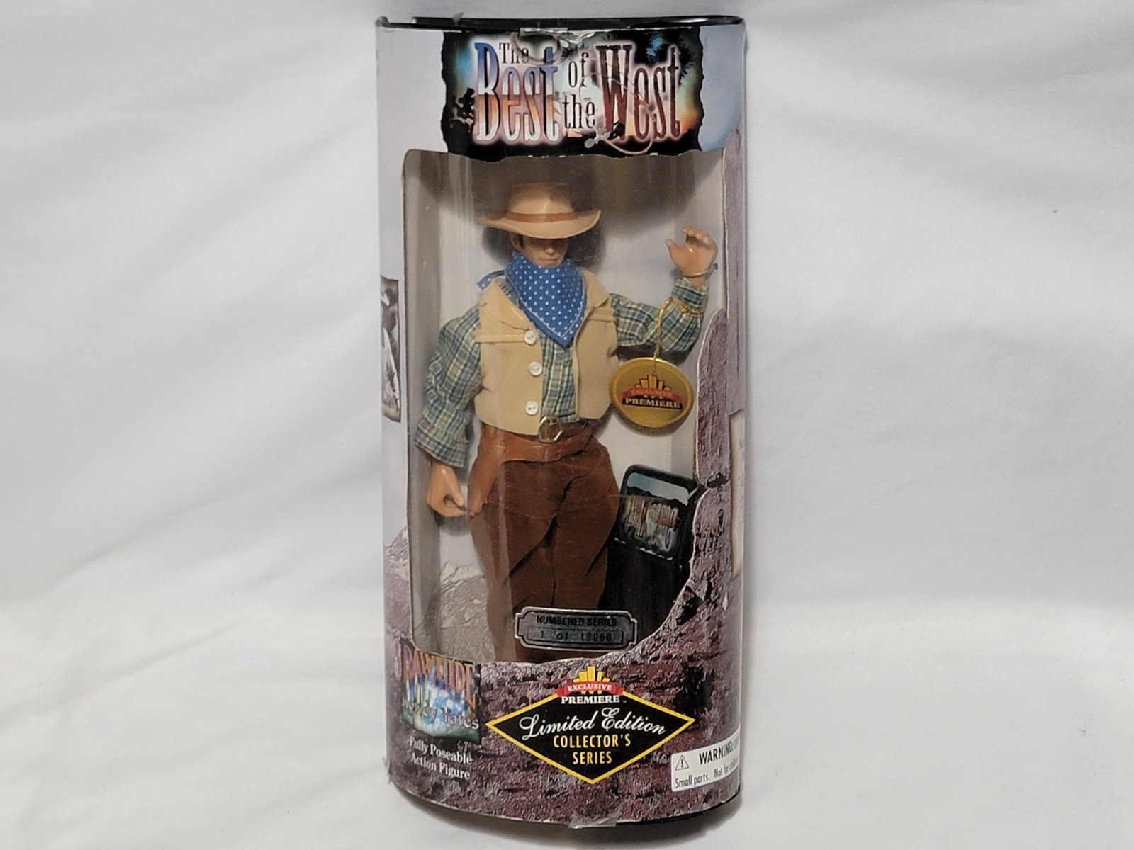 Figurina NUOVA (con scatola usurata) Rawhide Rowdy Yates Clint Eastwood Limited 1 di 12.000