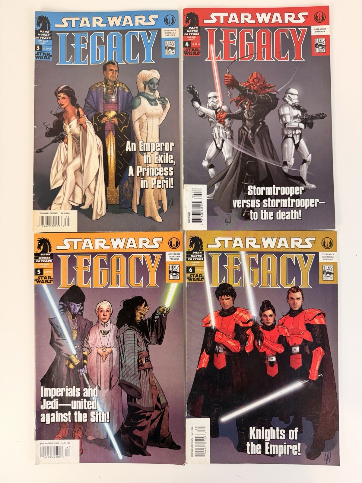 Star Wars Legacy #3-6 - Edicola - Adam Hughes - Dark Horse - 2006