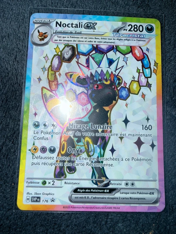 Noctali Carte Promo 176 -  Pokémon Evolutions prismatiques