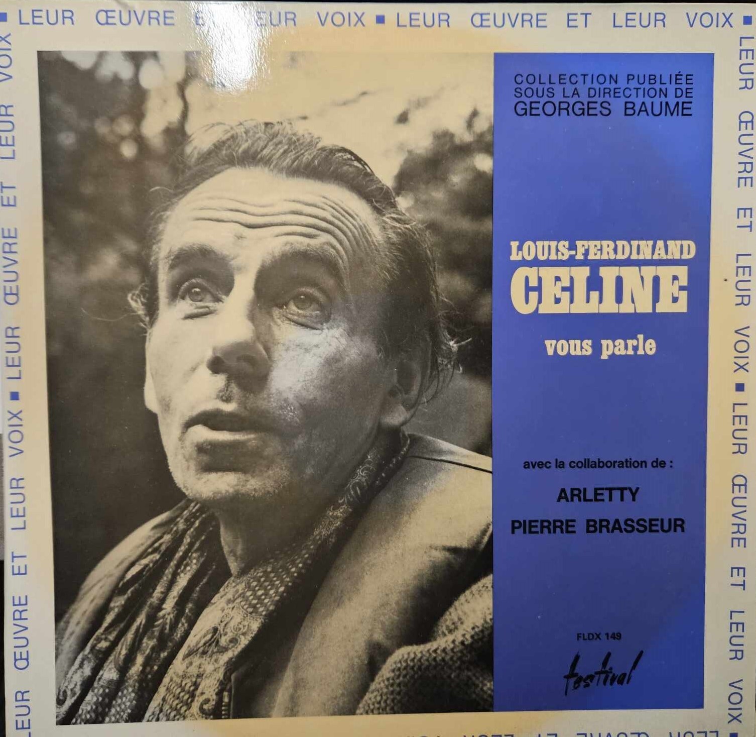 CELINE Schallplatte 33 U/min FESTIVAL CELINE VOUS PARLE ARLETTY Pierre BRASSEUR