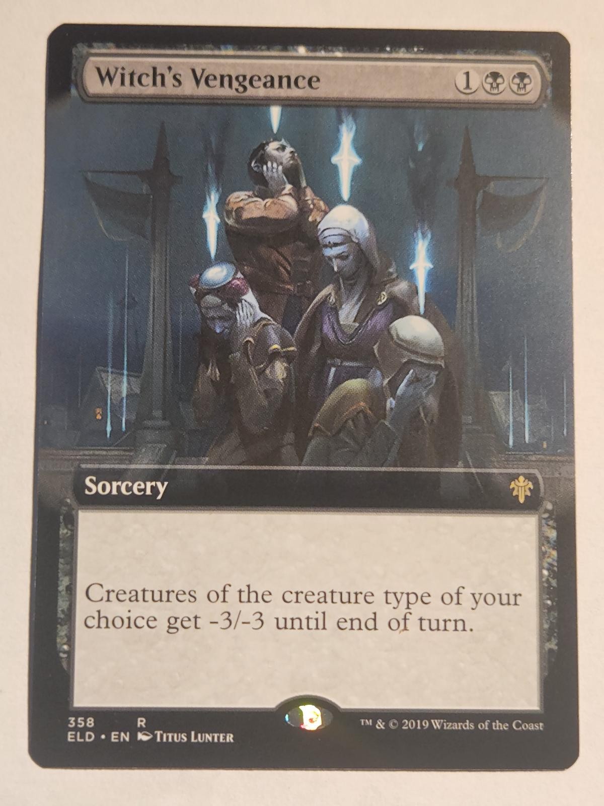 Witch's Vengeance (Extended Art) 358 Throne of Eldraine Magic: The Gathering LP