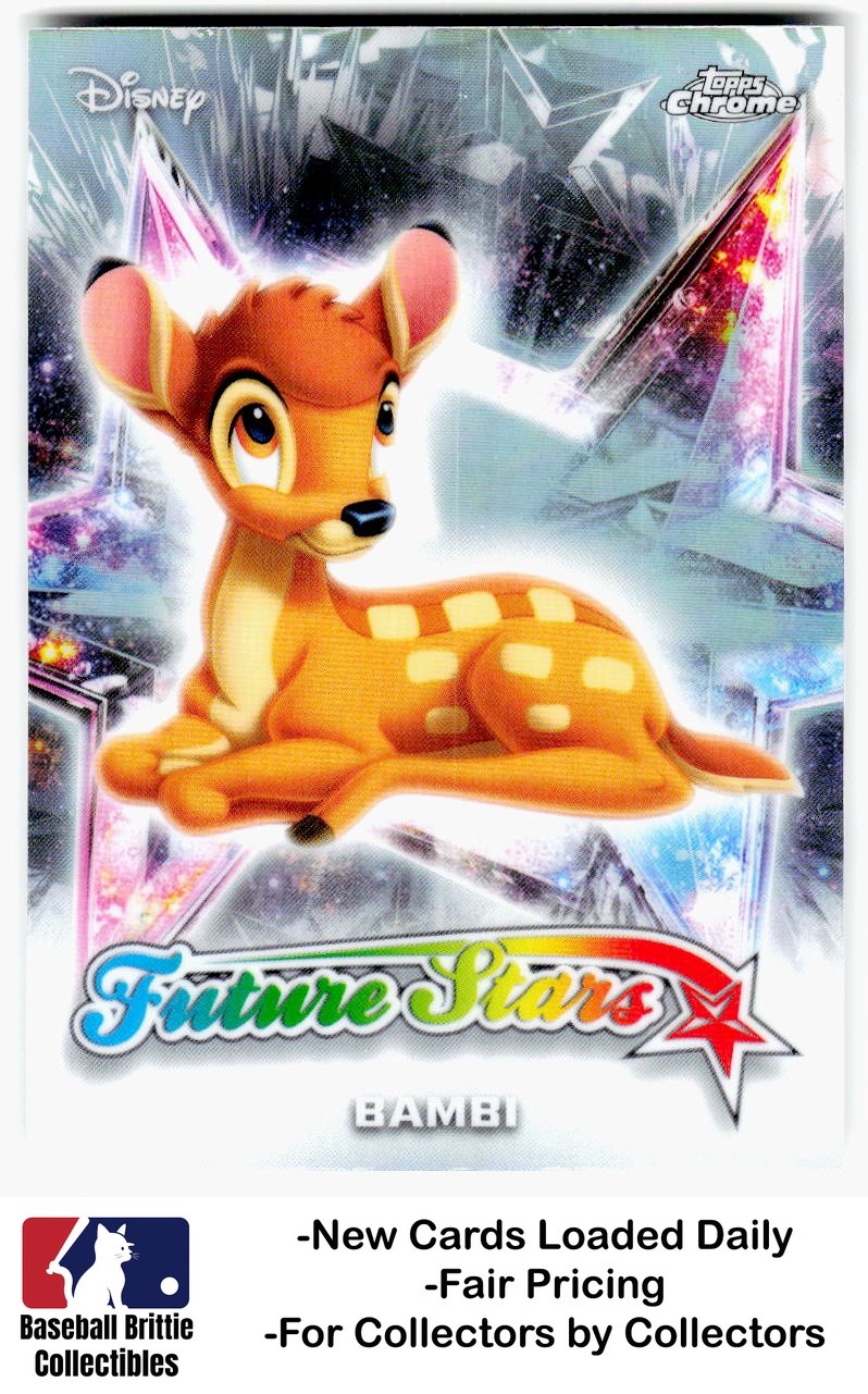 2026 Topps Chrome Disney #FS-2 Bambi Future Stars rifrattore