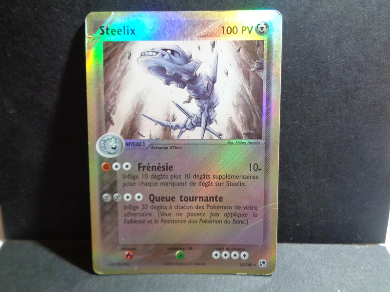Steelix revers bloc EX  tempête de sable 23/100