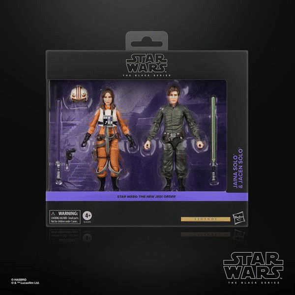 Star Wars Serie Nera Jaina Solo & Jacen Solo Esclusiva Confezione da 2