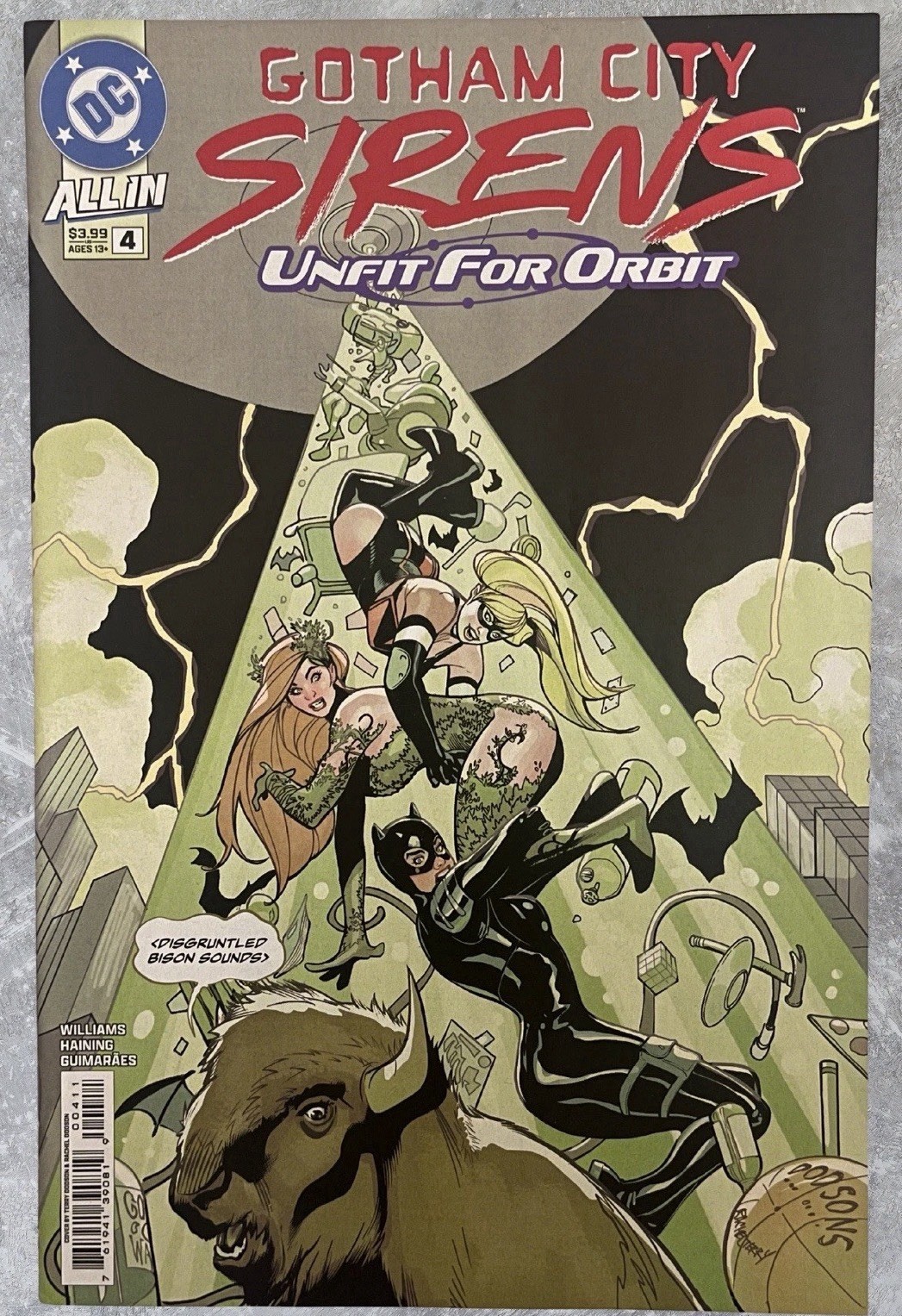 Gotham City Sirens 4 non adatto per Orbit Dodson Cover DC Harley Ivy Catwoman quasi nuovo