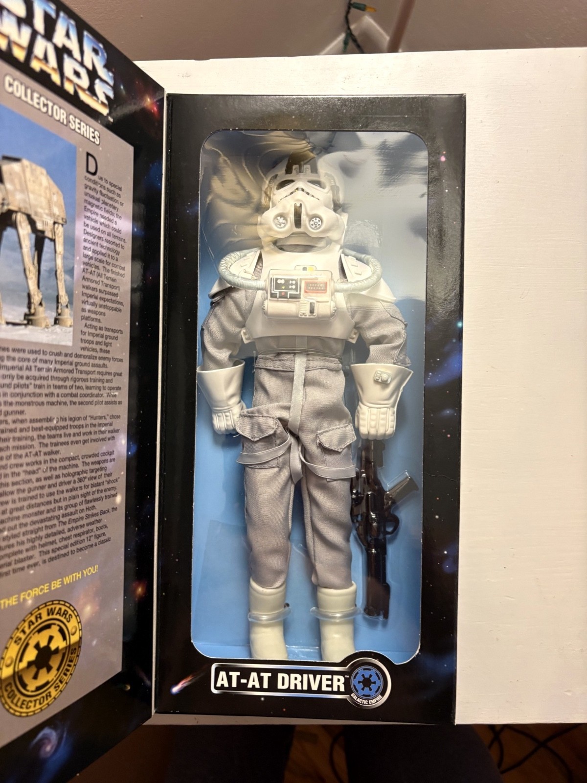 Star Wars 1997 Kenner Collector Series AT-AT Driver 12" Figure Sealed Box