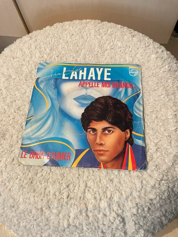 Vinyle Jean Luc Lahaye Appelle moi Brando - Le droit d’aimer 45 tours