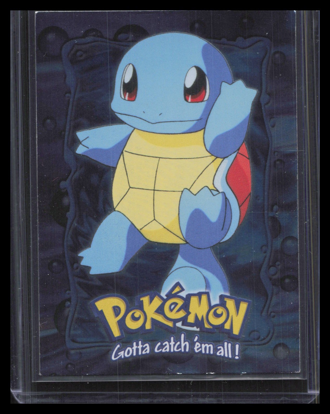 #07 Squirtle - Stage 1999 Topps Pokemon the First Movie #E7 Foil