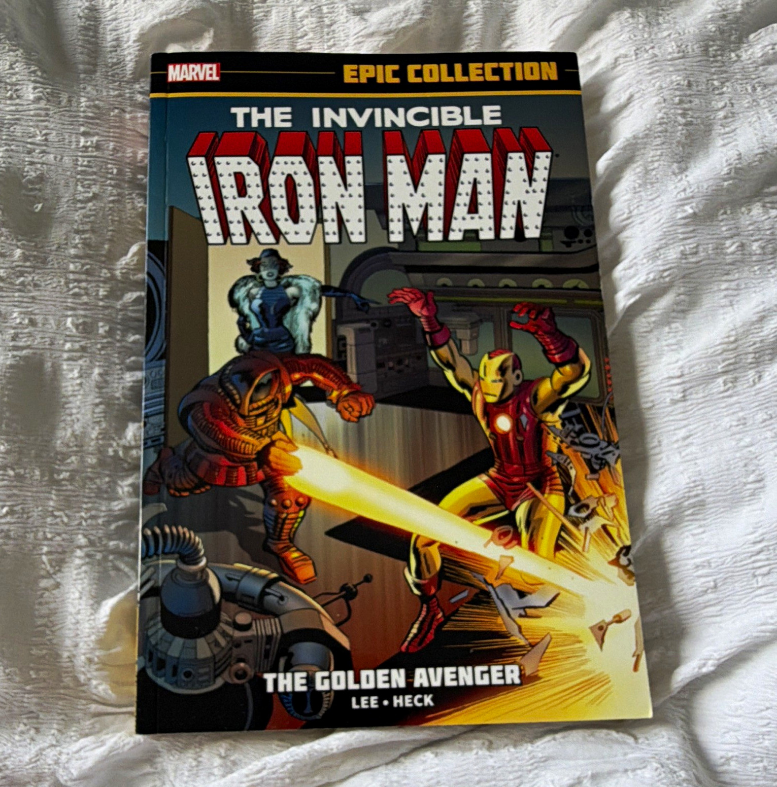 Marvel The Invincible Iron Man Epic Collection TPB The Golden Avenger Lee Heck