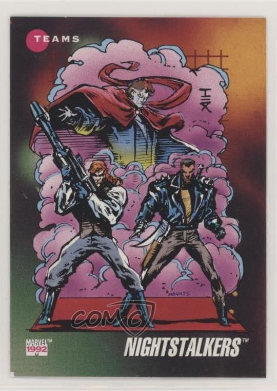 1992 Impel Marvel Universe Serie III Squadre Nightstalkers #177 0nl0