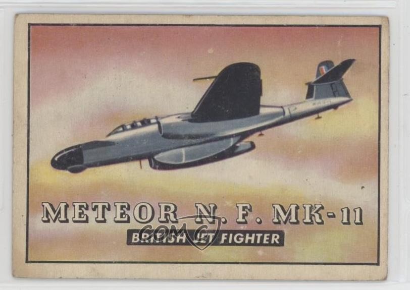 1952 Topps Wings - Amico o nemico R707-4 Meteor NF MK-11 #171 0s4