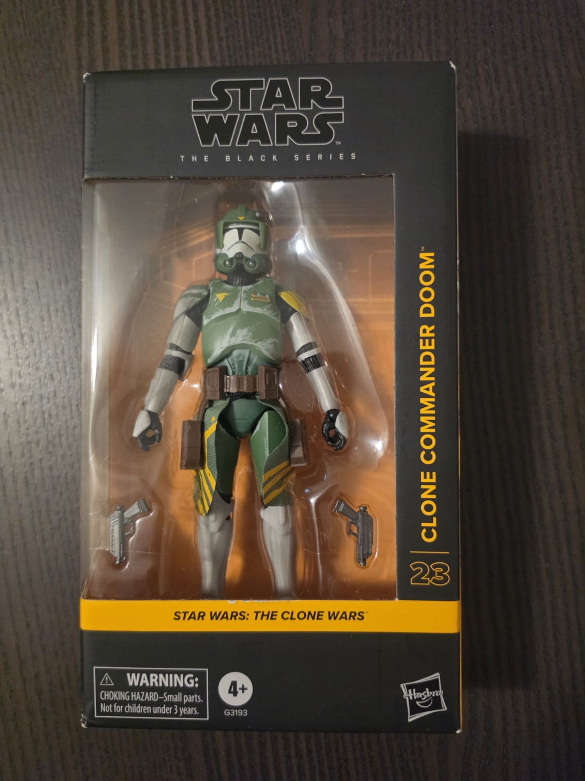 Star Wars Black Series 6 inch Clone Commander Doom #23 Star Wars: The Clone Wars