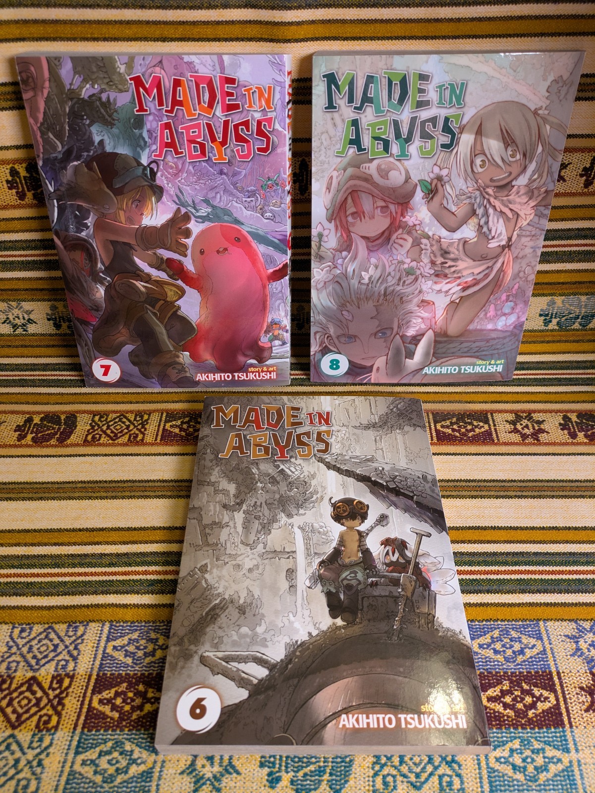 Made in Abyss Volume 6 7 8 Fuori Produzione Inglese Akihito Tsukushi Manga Vol