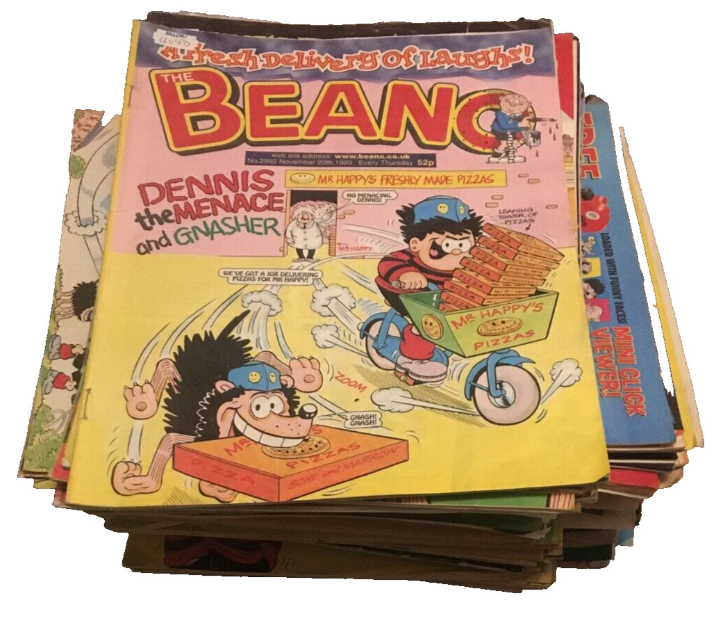 100 Beano Comic Bundle Job Lot Magazines Various Years 1980's 1990's 2000's #2