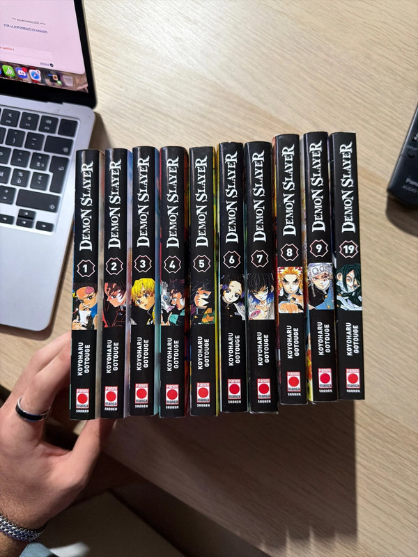 Lot Manga Démon Slayer Tome 1 a 9 + 19