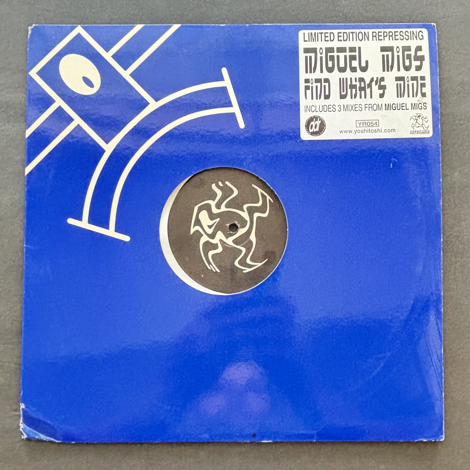 Miguel Migs Find What’s Mine 12” Vinyl Record Blue Cover Limited Edition