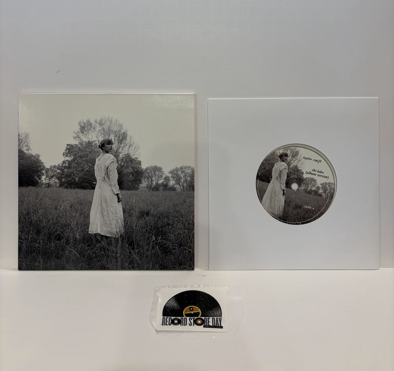 Taylor Swift / The Lakes 7" Single Clear Vinyl RSD 2022 Record Store Day Limited