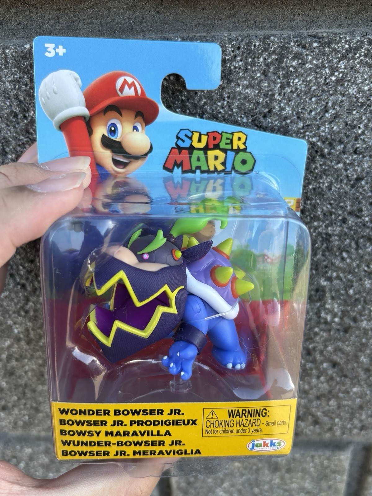**Brand New** Wonder Bowser Jr 2.5” Jakks Pacific Figure - Super Mario