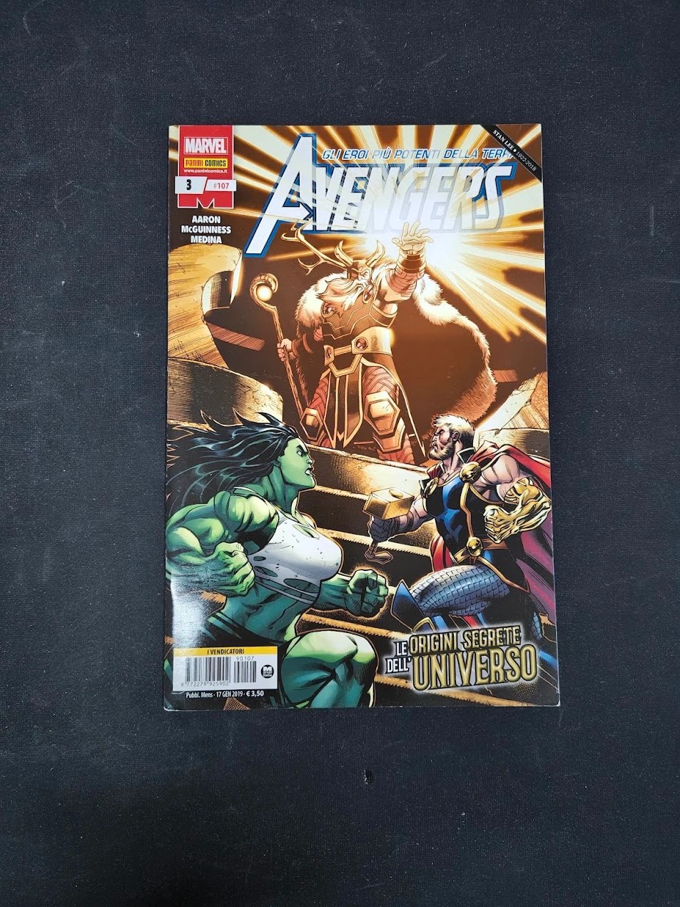 Fumetto Marvel Avengers N. 3 (107) Panini Comics Gennaio 2019
